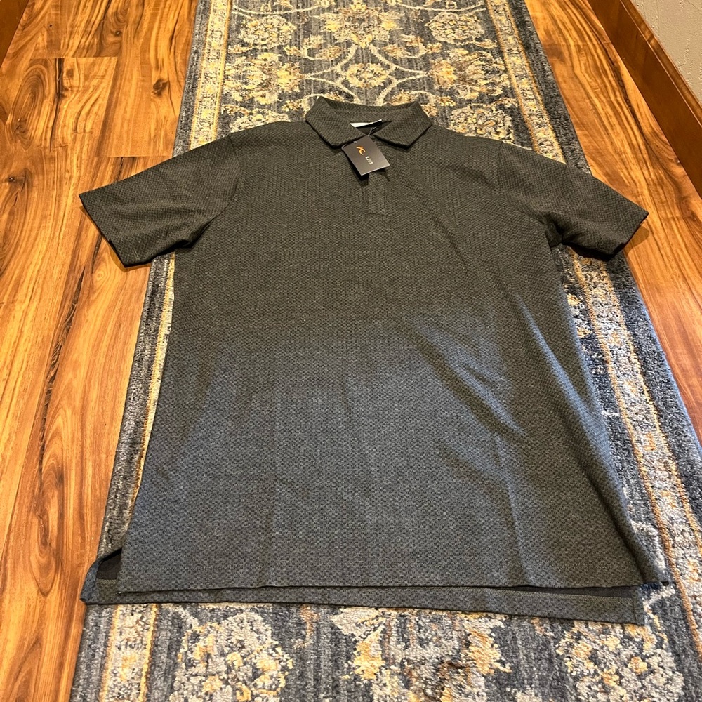 Kjus grey knit polo